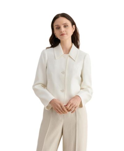 Hobbs London Женский льняной жакет Adeen