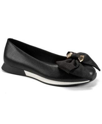 KARL LAGERFELD PARIS Women's Magalia Bow Slip-On Sneakers