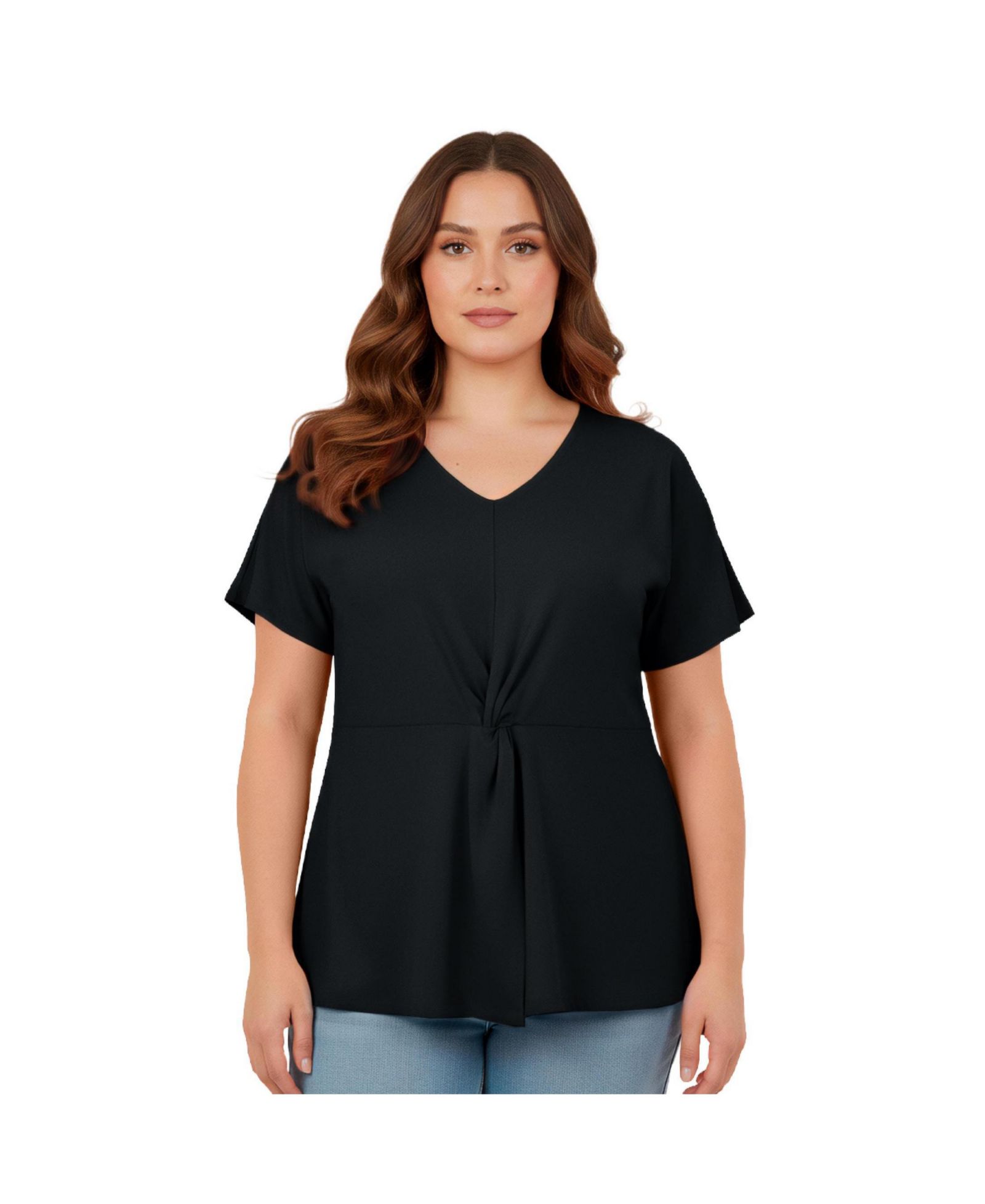 AVENUE Women's Audrey Twist Knot Top