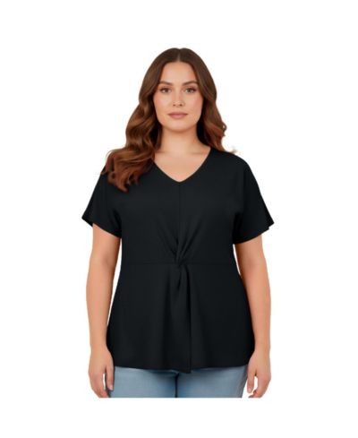 AVENUE Women's Audrey Twist Knot Top
