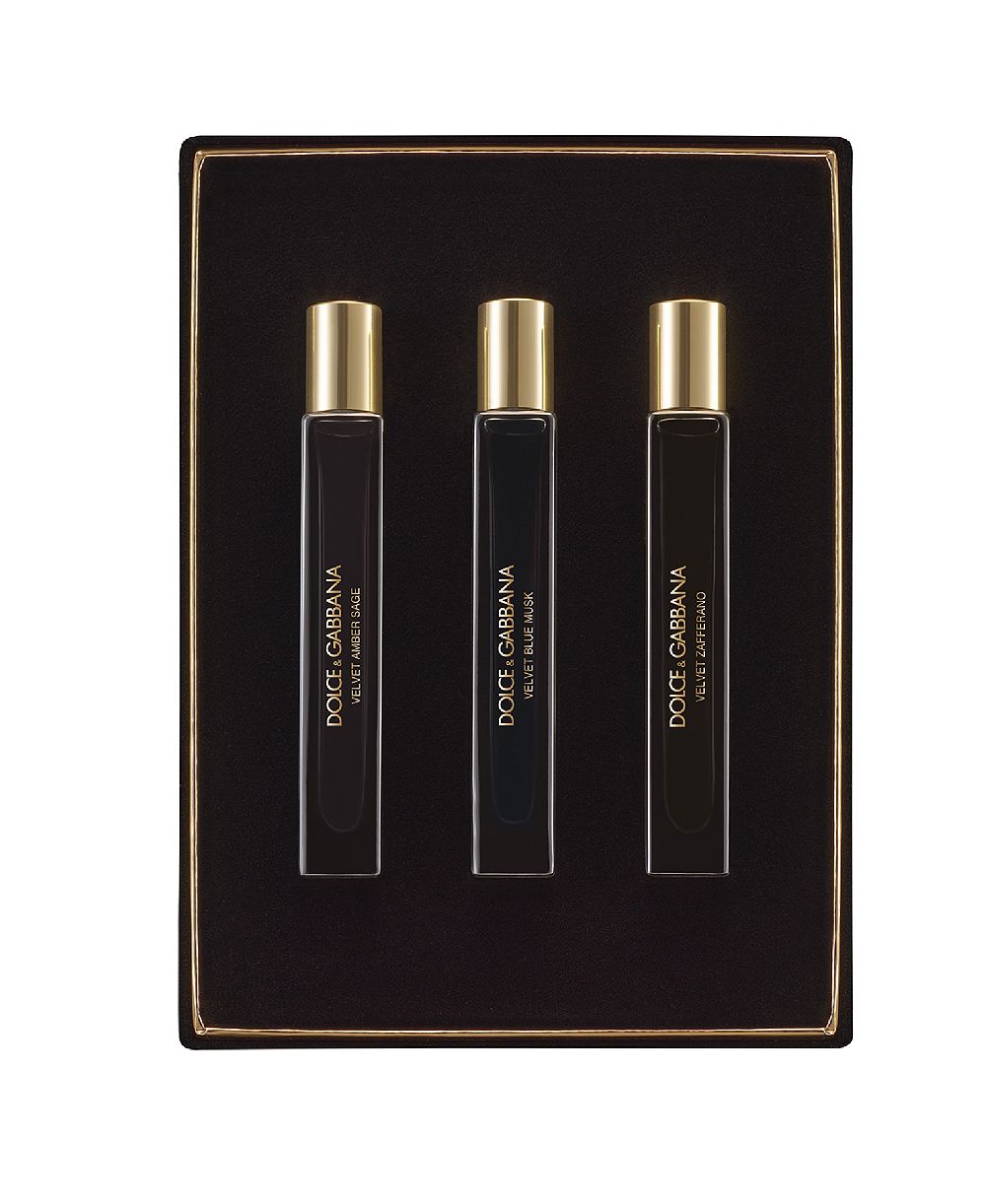 Dolce&Gabbana комплект для путешествий из 3 предметов из бархата Opulent