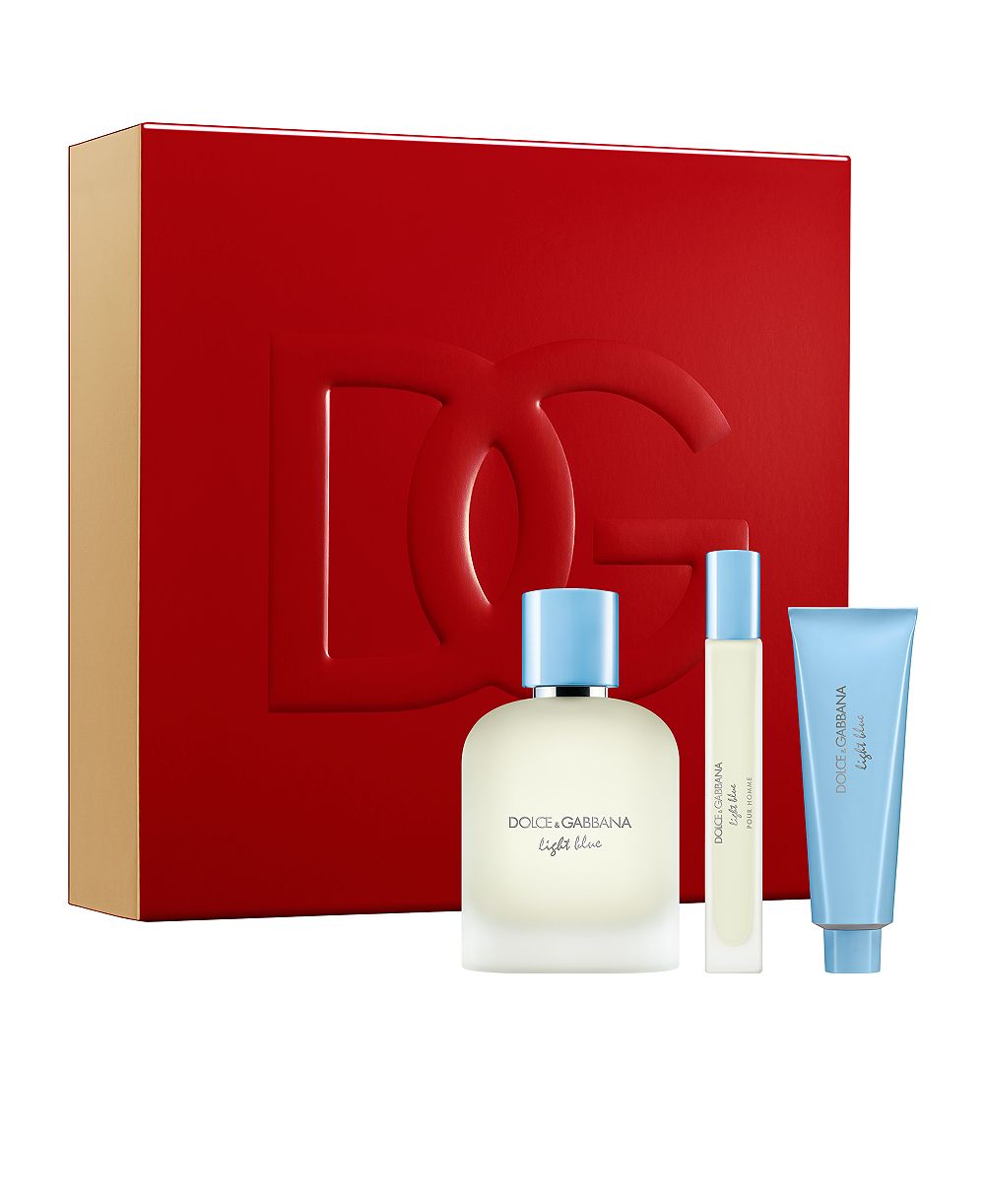 Dolce&Gabbana набор из 3 флаконов туалетной воды Light Blue Pour Homme, 4,0 унции