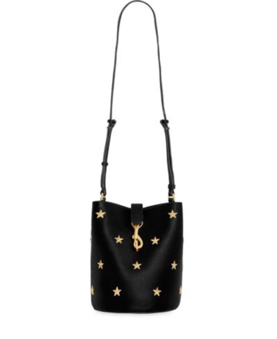 Женская кожаная сумка-ведро Rebecca Minkoff Megan с маленькими звездами