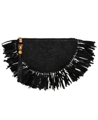 Мини-клатч Rebecca Minkoff Lucia из рафии