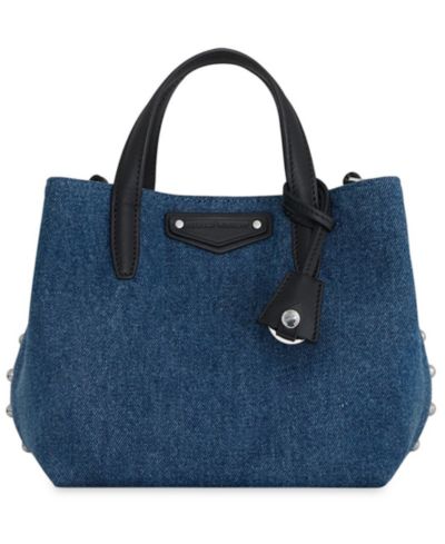 Rebecca Minkoff Средняя джинсовая сумка тоут Riley Denim