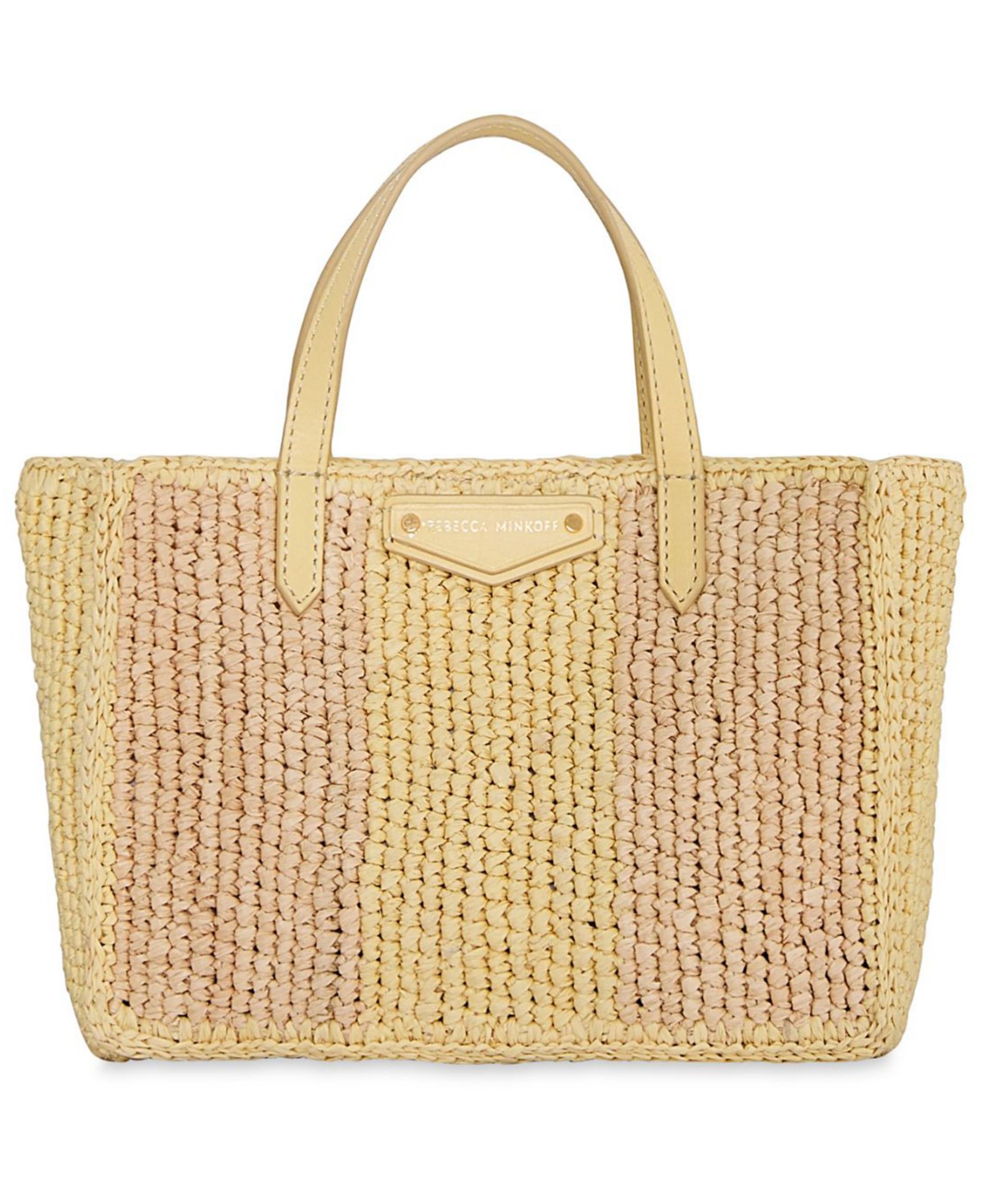 Rebecca Minkoff Small Straw Tote Bag