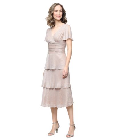 Платье SL Fashions Women's V-Neck