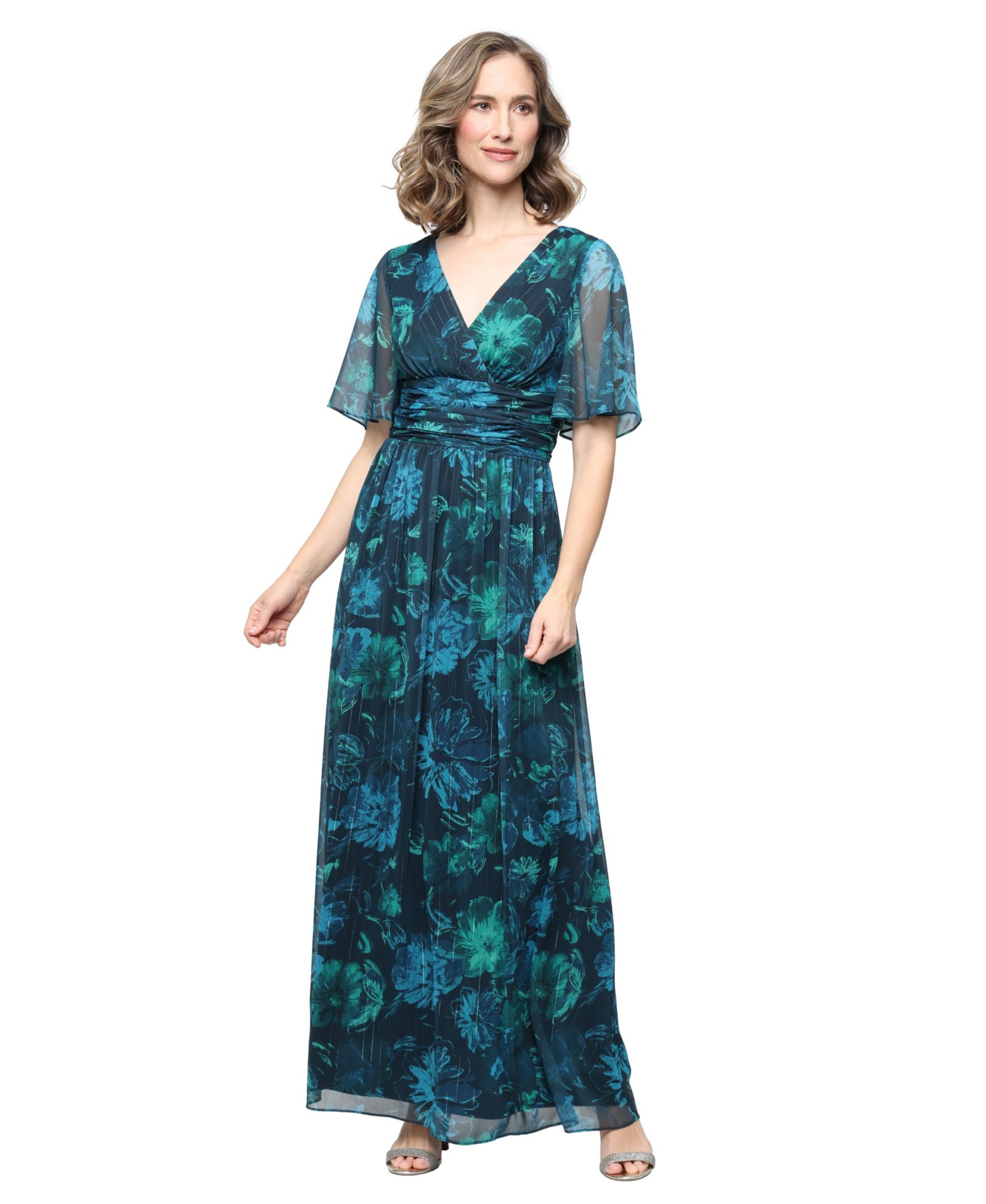 Женское макси-платье SL Fashions V-Neck