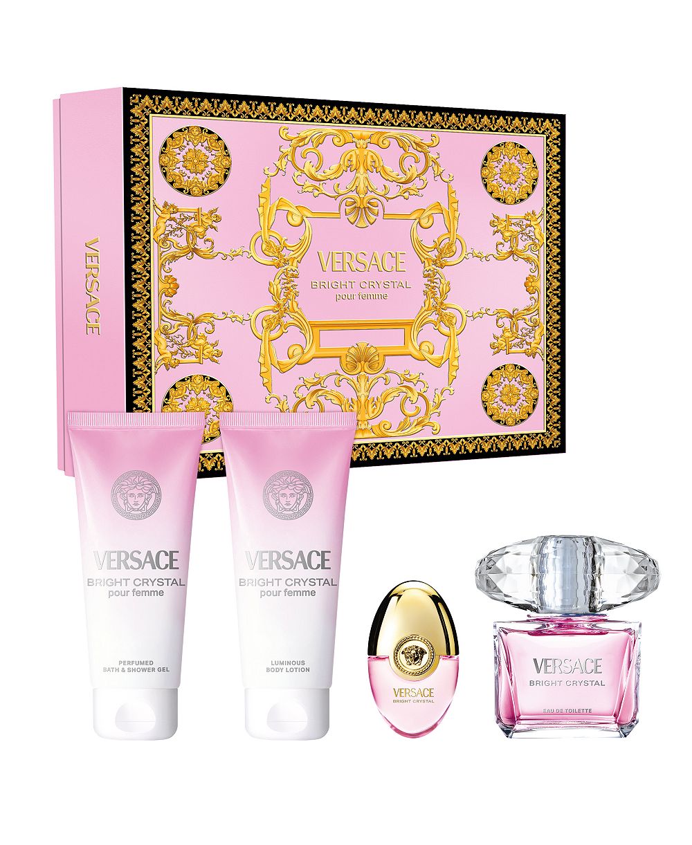 Подарочный набор Versace 4-Piece Bright Crystal Eau de Toilette