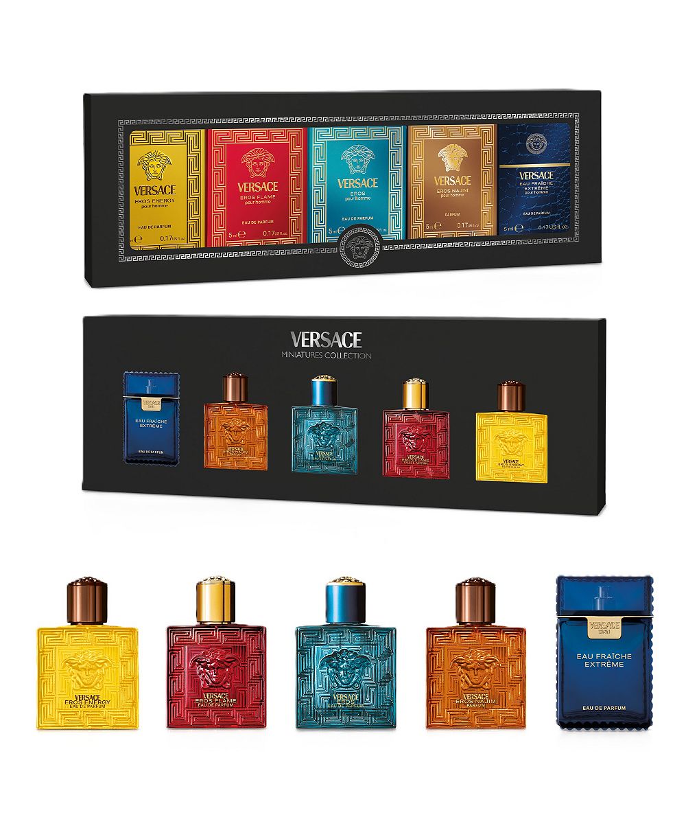 Versace набор из 5 флаконов мужского парфюма Eros Eau de Parfum