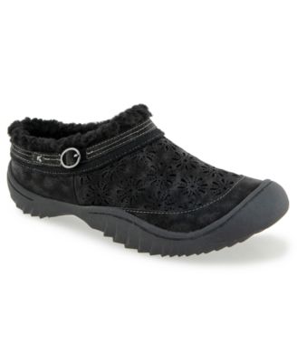 JBU Women's Ginger Encore Slip-On Cozy Mule Clogs