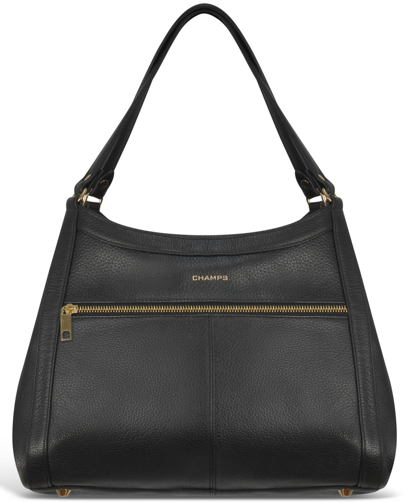 CHAMPS Leather Travel 15" Hobo Bag