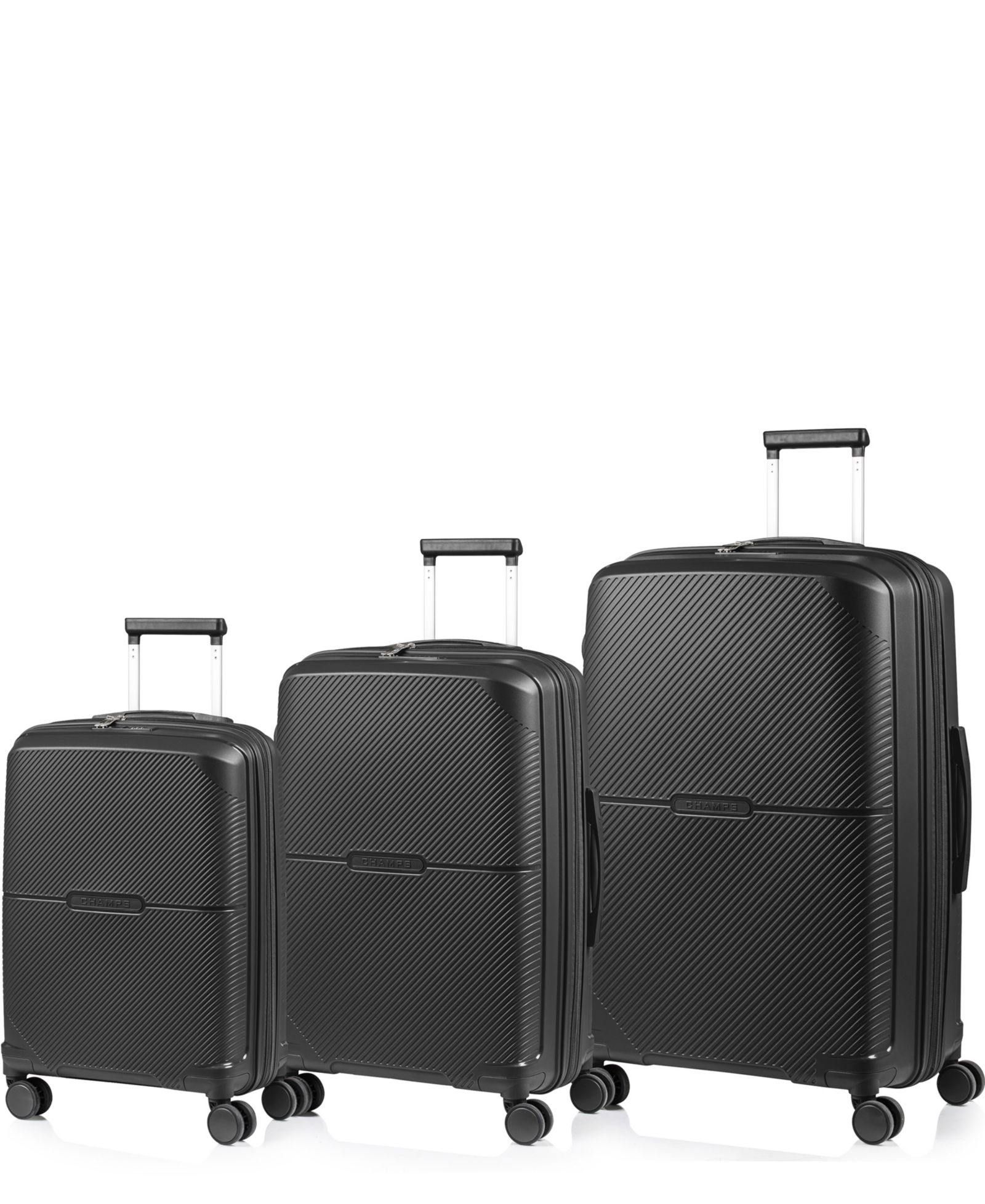 CHAMPS Aura набор чемоданов Expandable 3-Piece Hardside