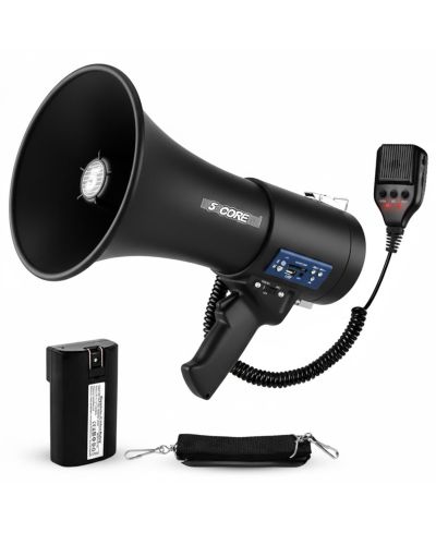 5 Core Megaphone Bullhorn 50W Rechargeable Bluetooth Speaker