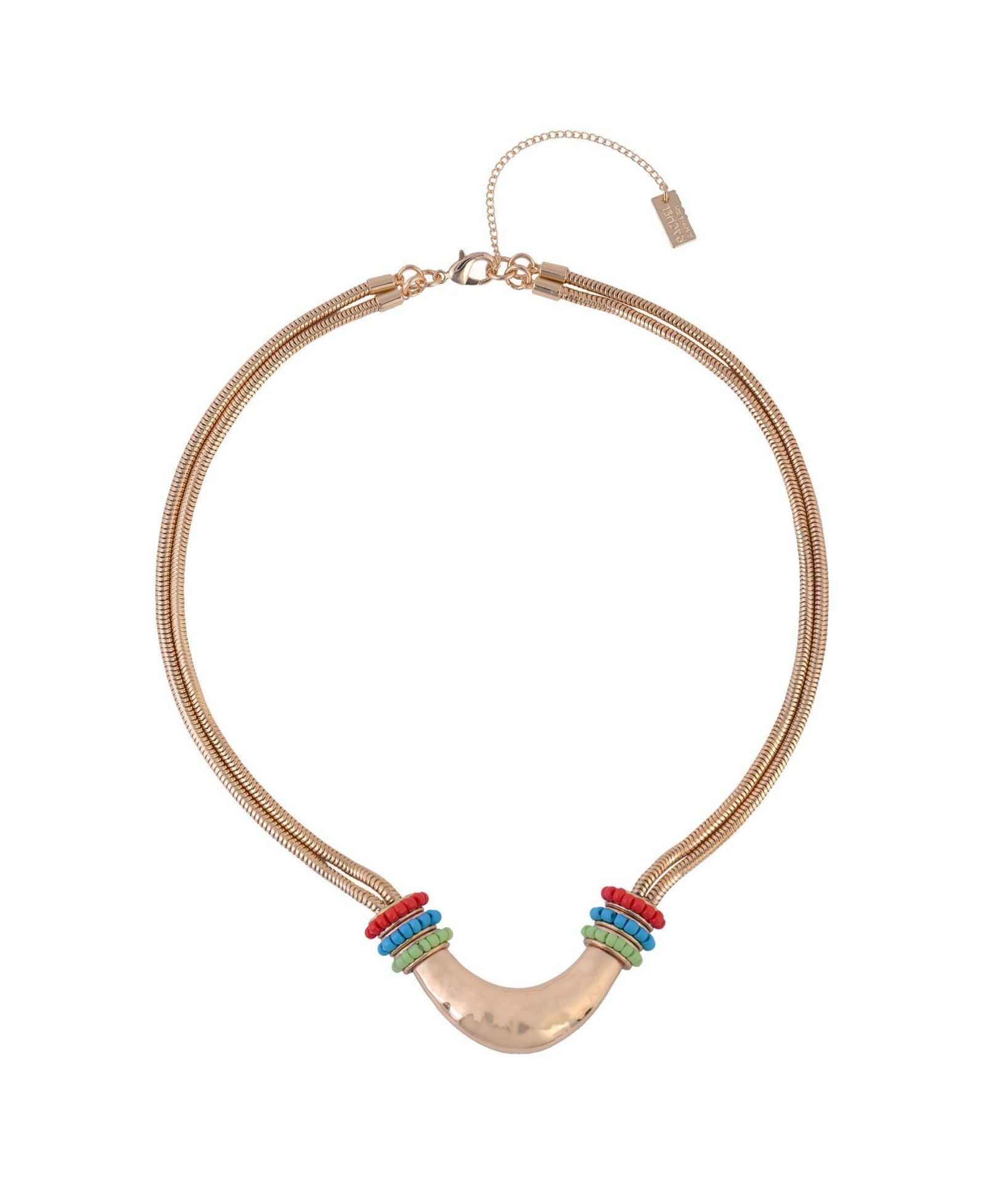 RACHEL Rachel Roy Tone Collar Necklace Brass