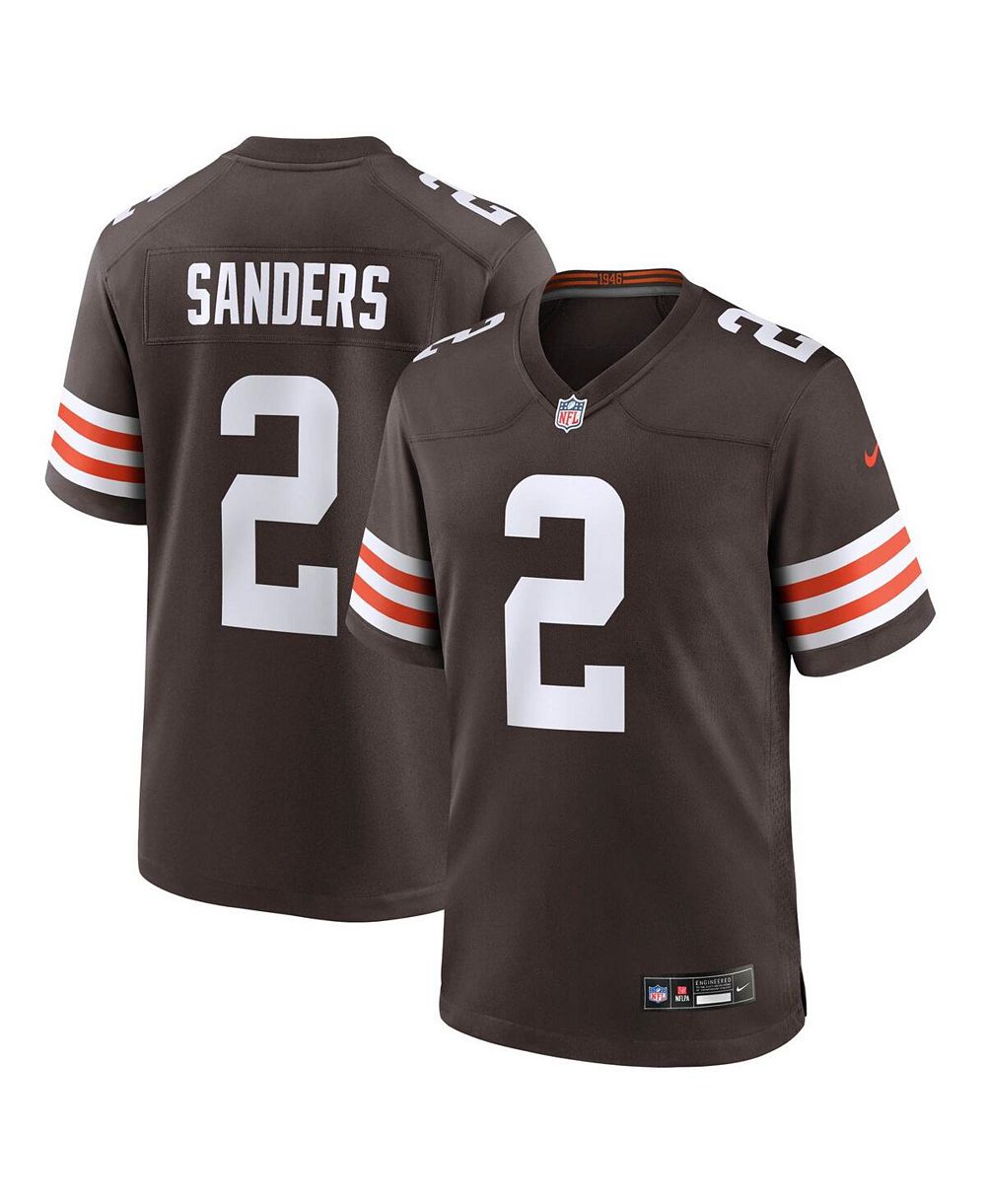 Мужская игровая джерси Nike Shedeur Sanders Brown Cleveland Browns