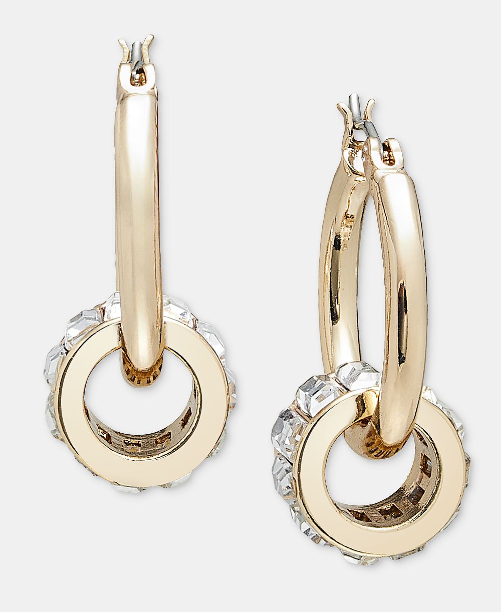 Серьги-кольца On 34th Glass Drop