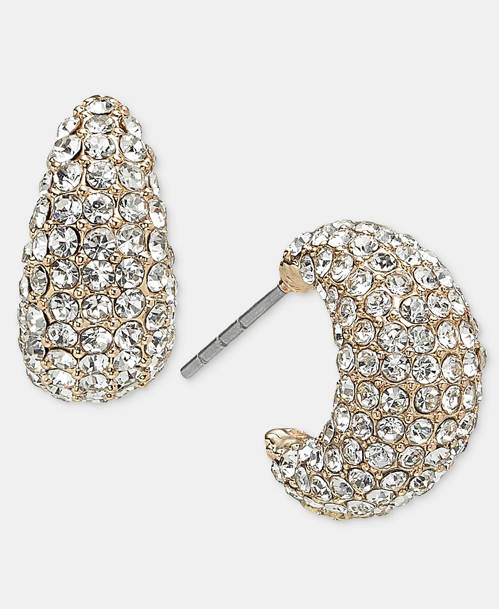 Серьги On 34th Small Pavé C-Hoop