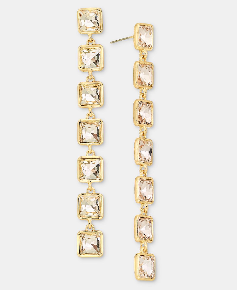 Серьги-капли I.N.C. International Concepts с кристаллами, эксклюзив Macy's