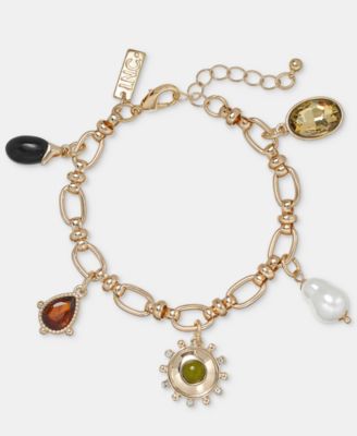 I.N.C. International Concepts Statement Stones Shaky Charm Bracelet, Macy's Exclusive
