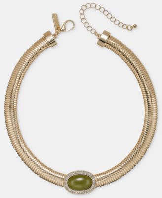 Ожерелье I.N.C. International Concepts Green Stone Omega