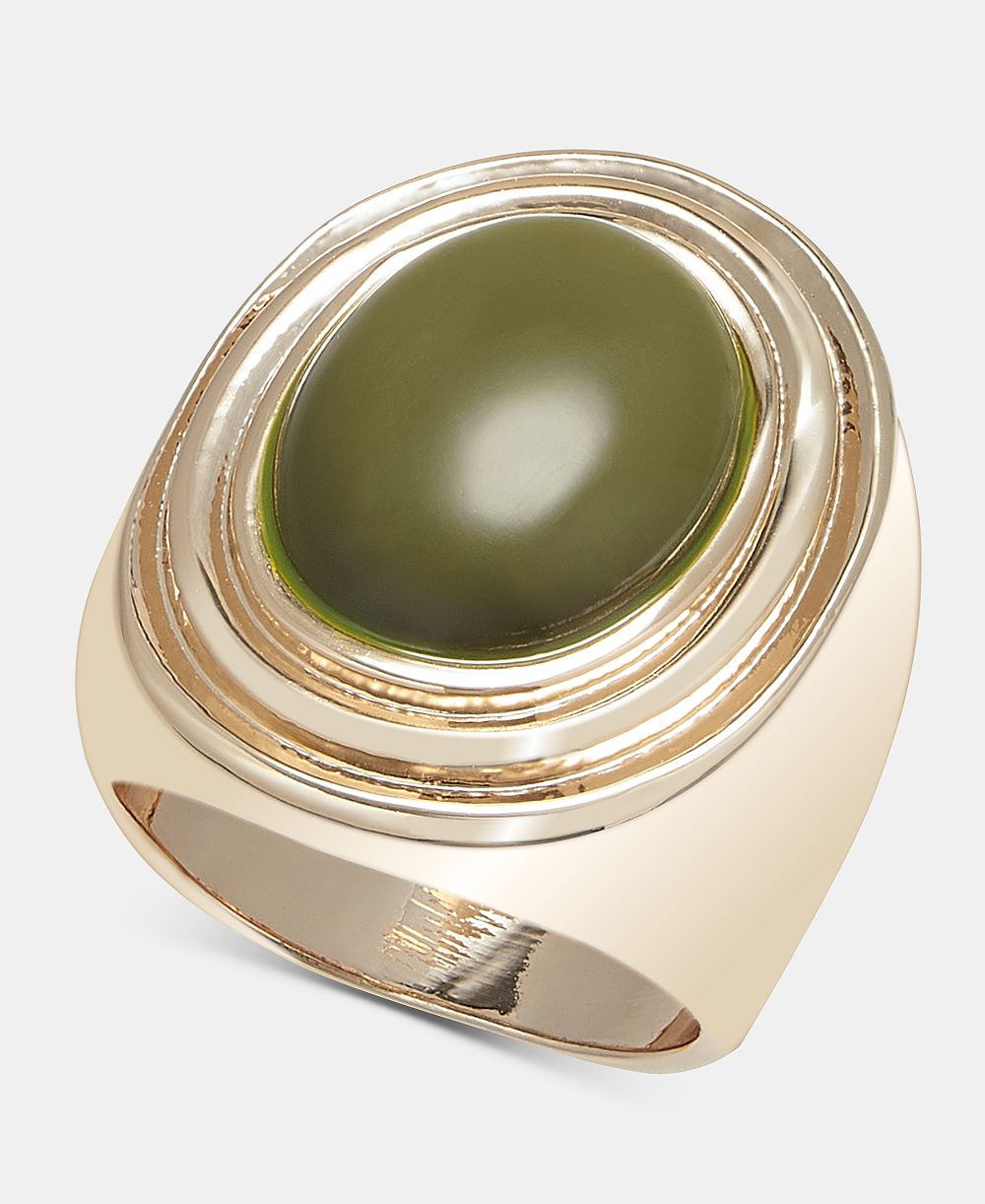 I.N.C. International Concepts Cushioned Stone Statement Ring, Macy's Exclusive