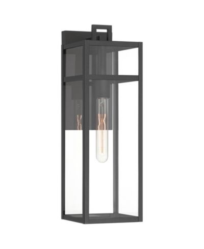 Настенный светильник John Timberland San Lucas 18 3/4 inches High Modern Outdoor Weatherproof Sand Glass Shade