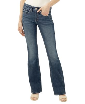 Silver Jeans Co. Women's Suki Mid-Rise Bootcut Luxe Stretch Jeans