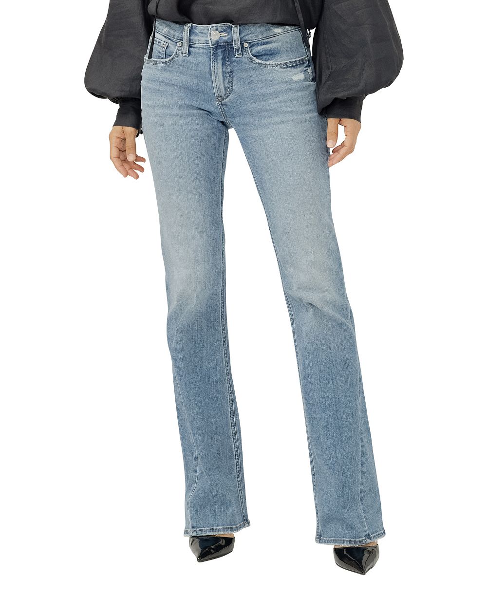 Женские джинсы Silver Jeans Co. Suki Mid-Rise Bootcut Luxe Stretch