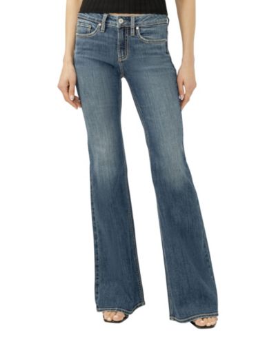 Джинсы Silver Jeans Co. Women's Suki Mid-Rise Flare Luxe Stretch