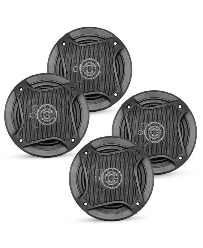 5 Core 350W 4-Ohm 2-Way Coaxial Car Door Speakers, 4-Piece Set