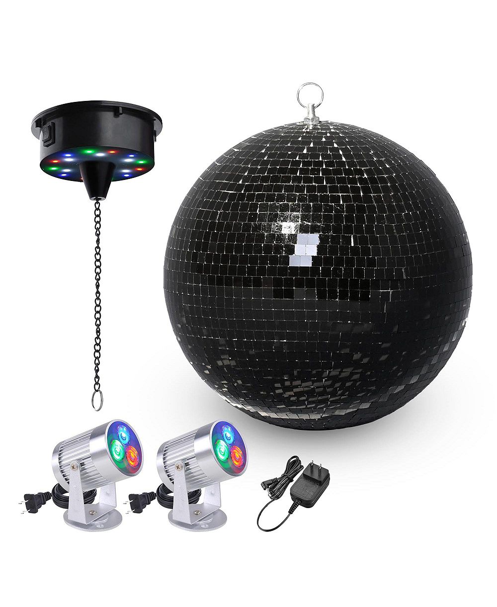 Диско-шар Yescom 12" Large с мотором и светом RGB