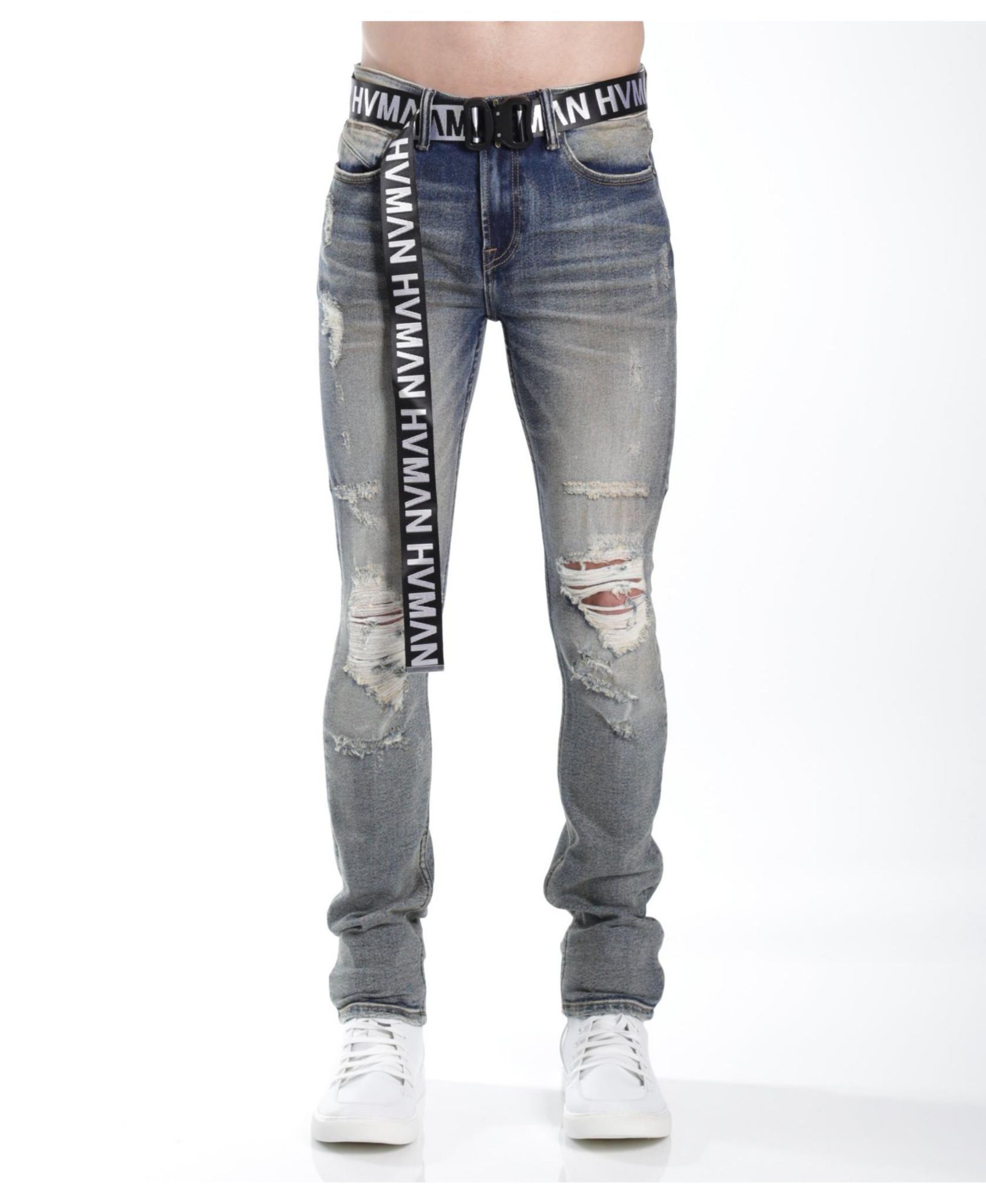 Hvman Chosen To Prevail x Cult Мужские джинсы Strat Super Skinny Fit