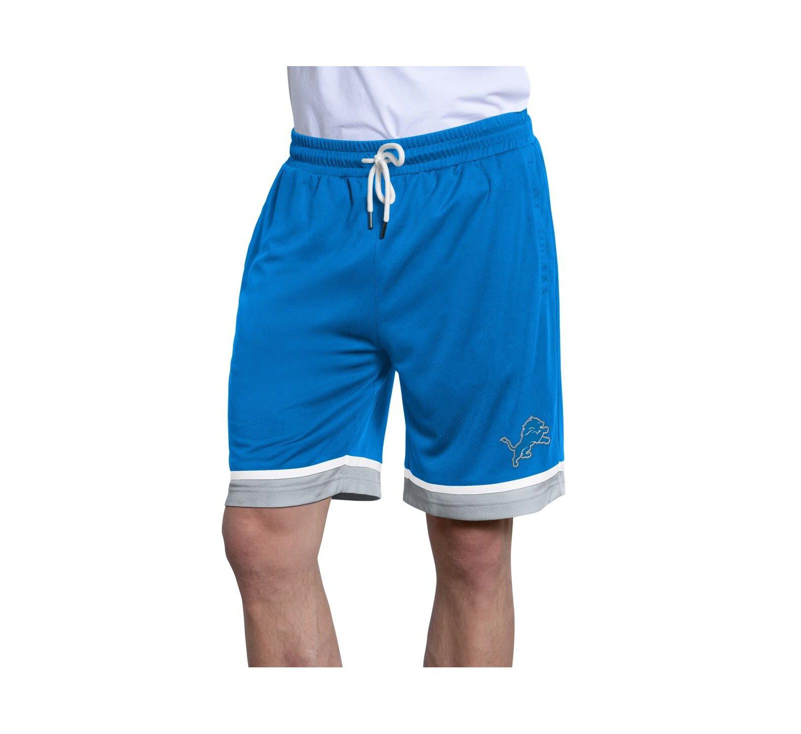 Мужские шорты Starter Blue Detroit Lions Power Play Mesh