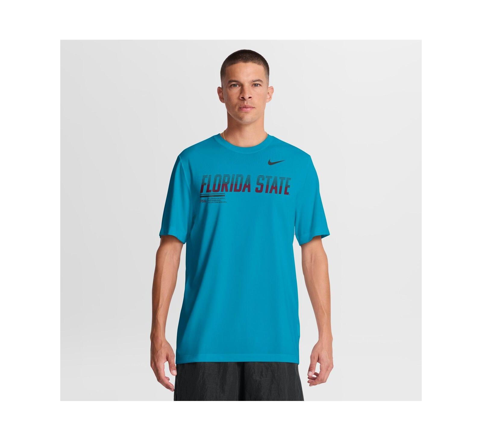 Nike Мужская футболка Dri-FIT Turquoise Florida State Seminoles Sideline Legend