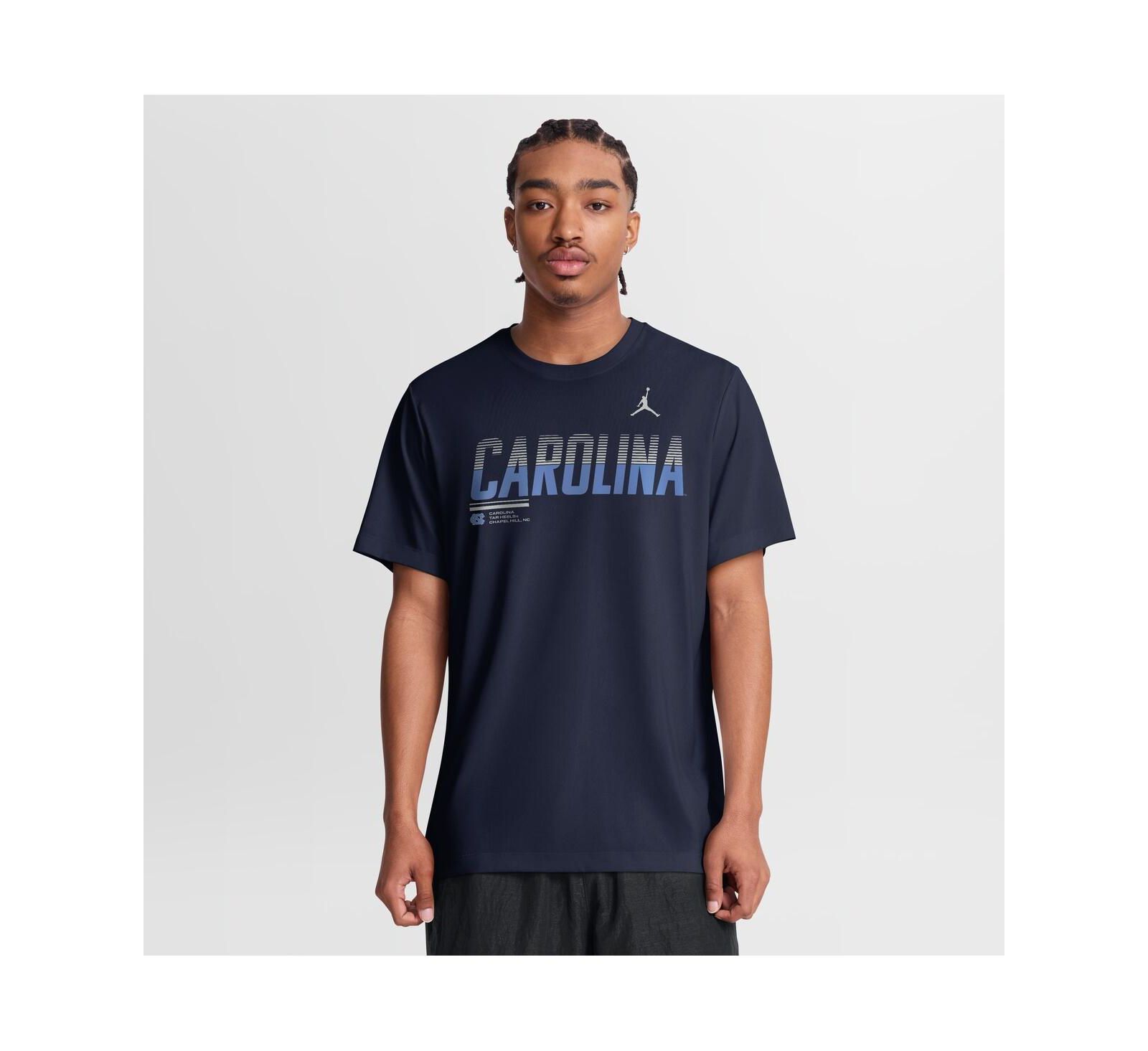 Jordan футболка мужская темно-синяя North Carolina Tar Heels Sideline Legend Dri-FIT