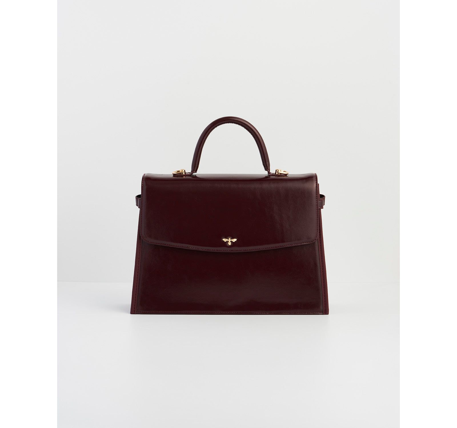 Средняя сумка-тоут Fable England Ruby Cherry Structured