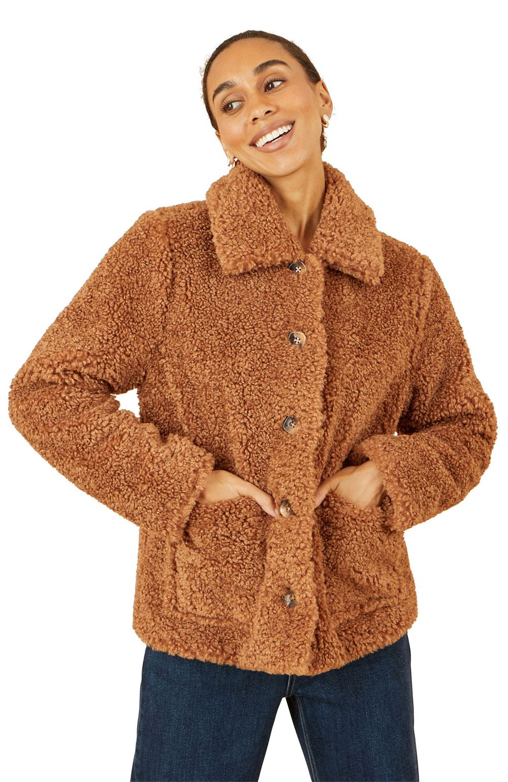 Женская куртка Yumi Short Teddy Bear