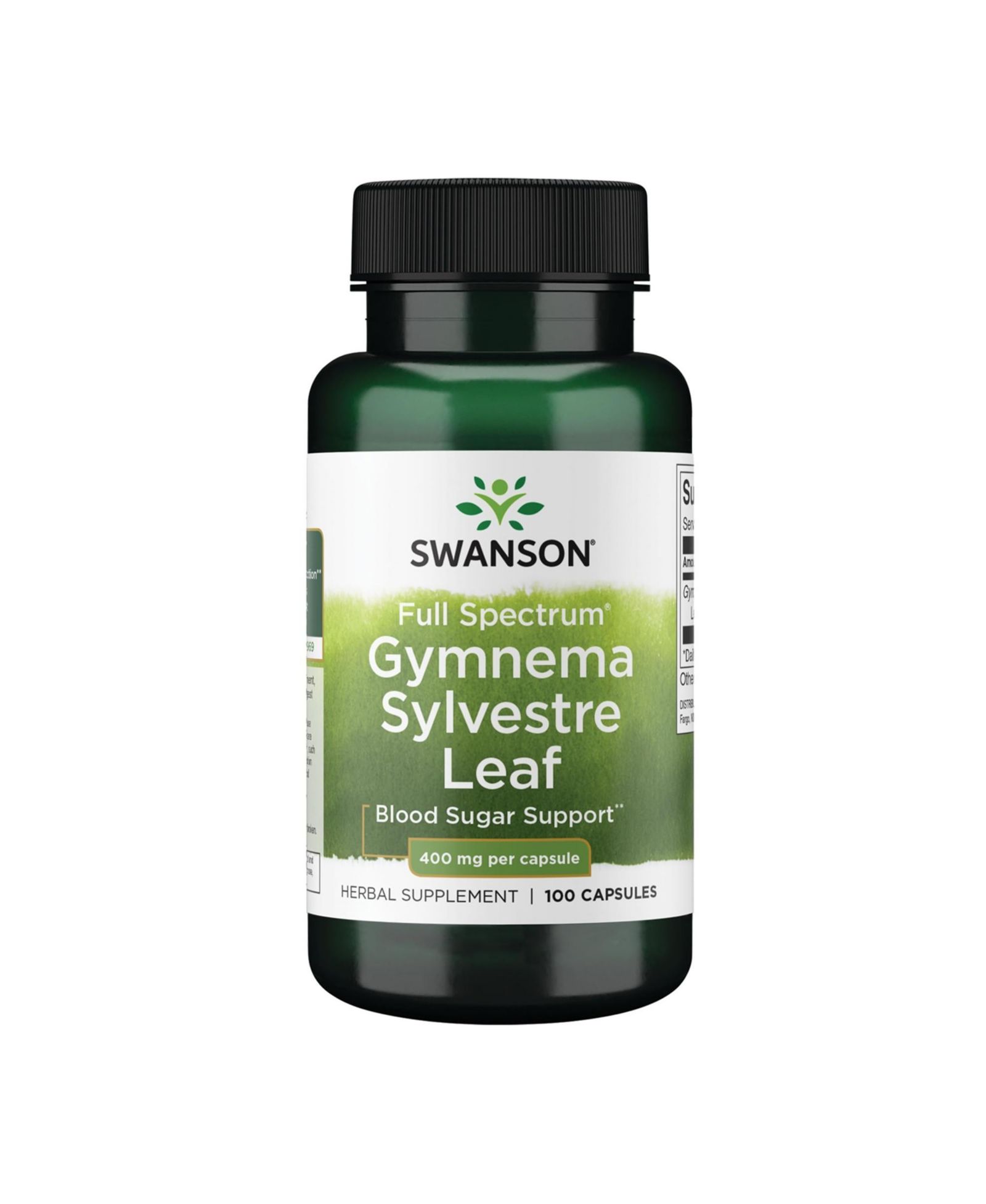 Swanson Full Spectrum Gymnema Sylvestre Leaf Традиционная аюрведическая трава 100 капсул