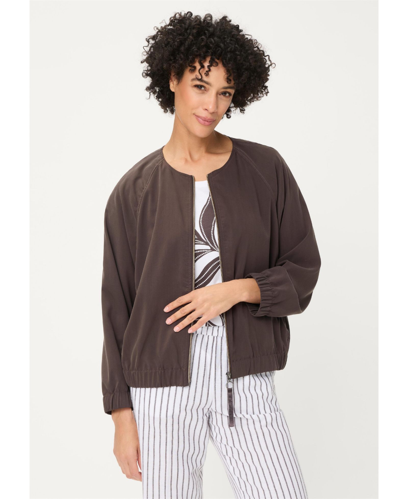 Olsen Women's Collarless Jacket