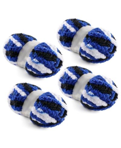 Black white blue 4 pack