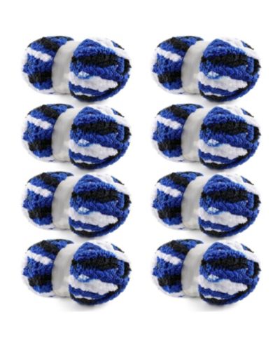 Black white blue 8pack 8 pack