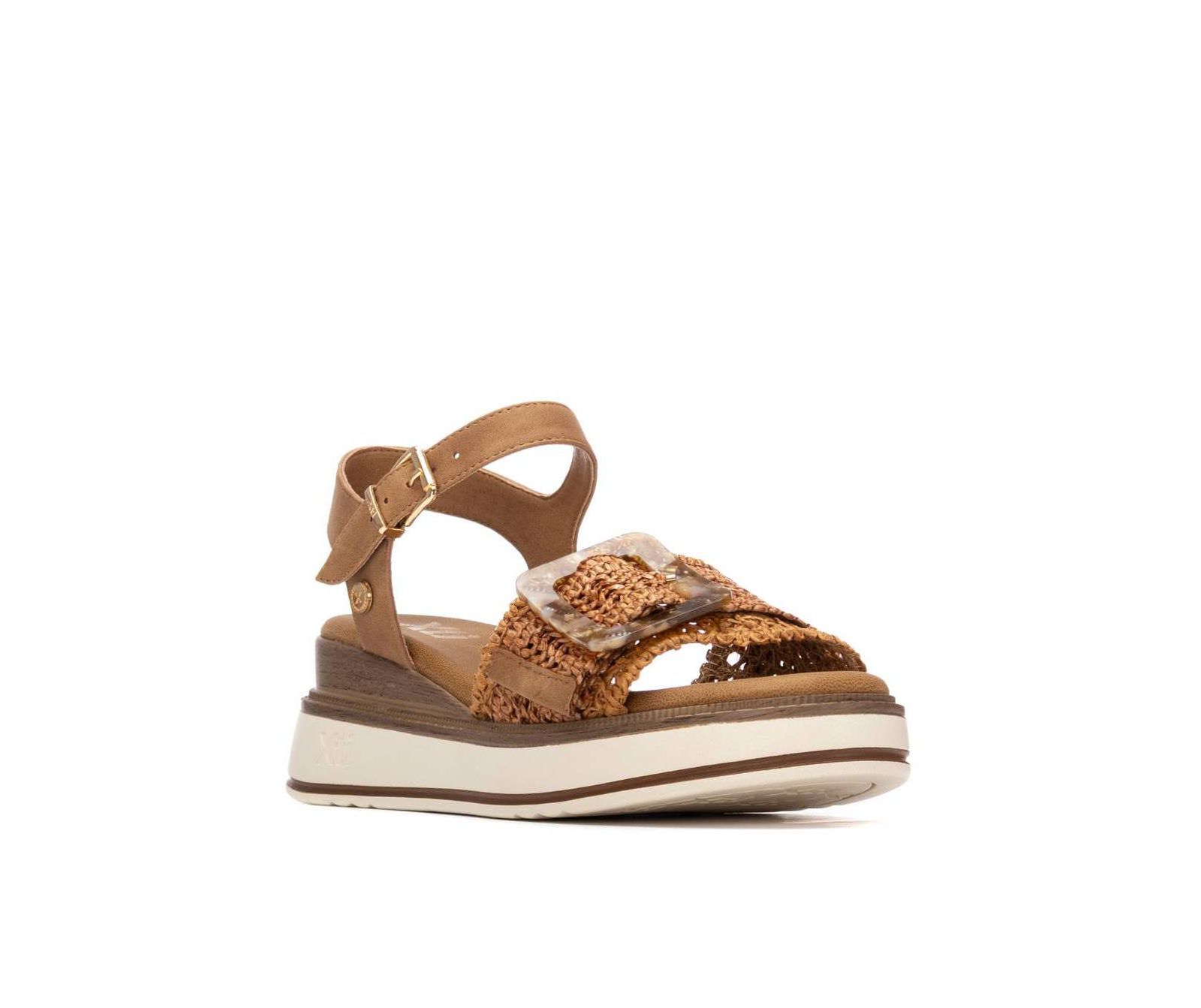 XTI Women's Comfort Mini Wedge Sandals