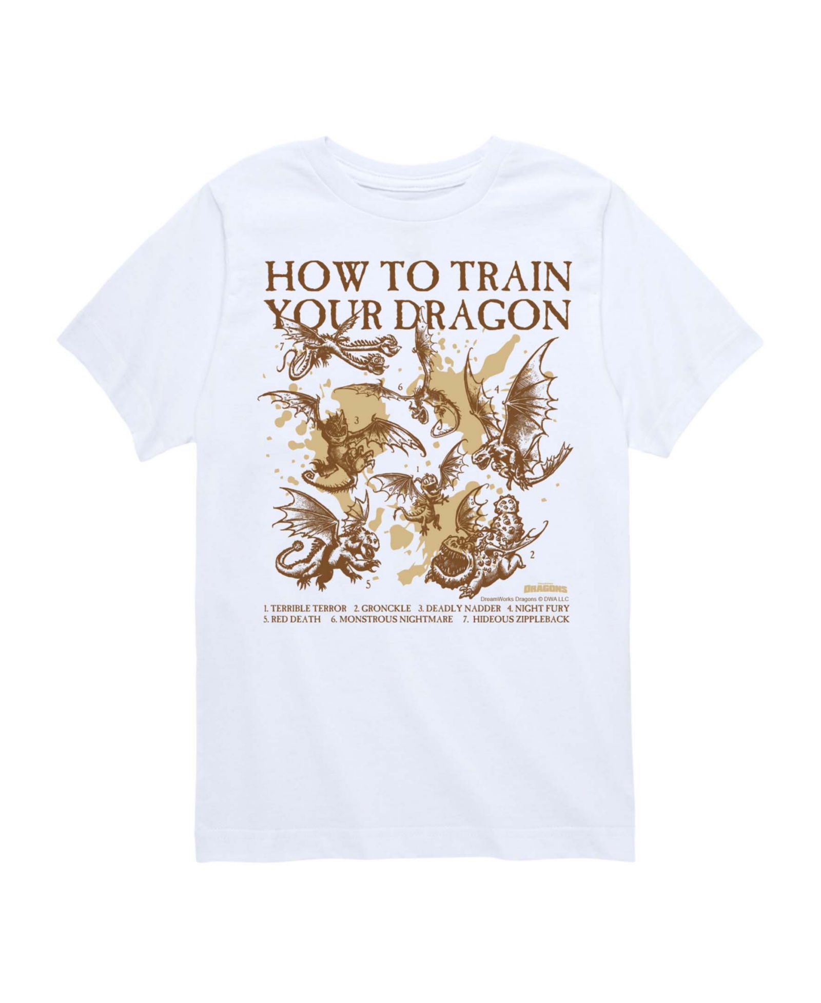 Детская футболка How to Train Your Dragon Boys' 8-20 Short-Sleeve