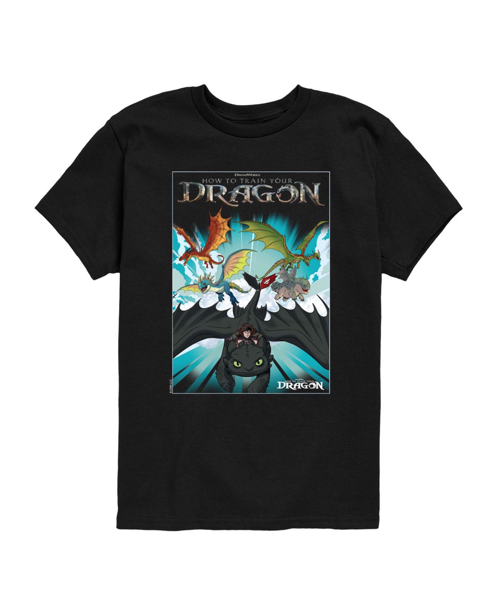How to Train Your Dragon Детская футболка с коротким рукавом
