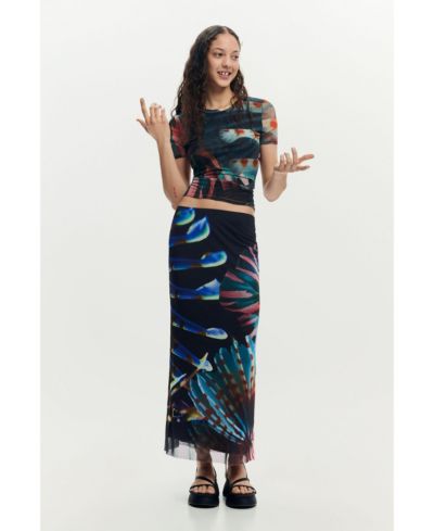 Desigual Women's Skirt Designed By Mr. Christian Lacroix