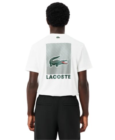 Lacoste Men's Water Base Print Crewneck T-Shirt