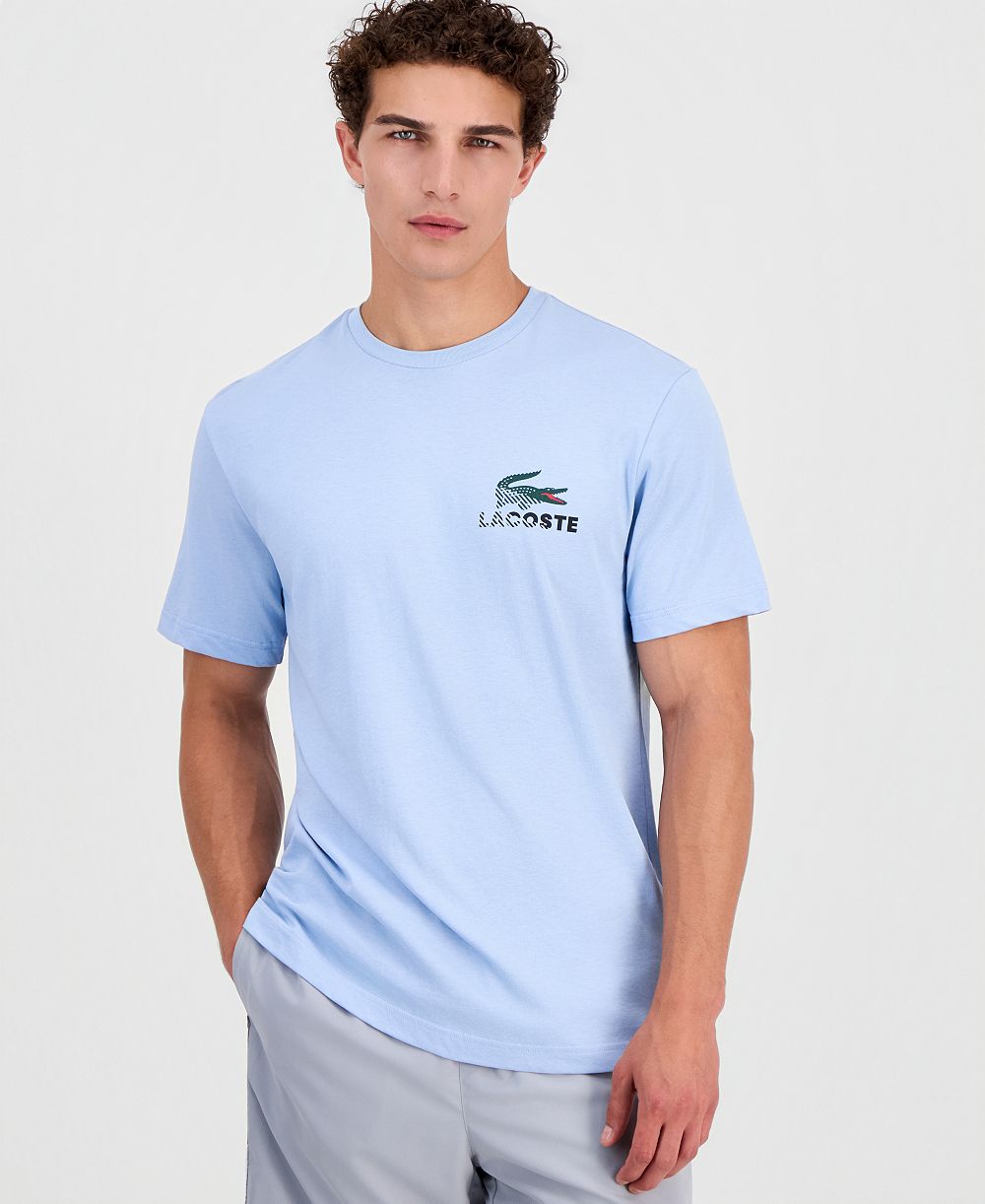 Lacoste Men's Water Base Print Crewneck T-Shirt