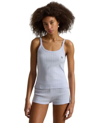 Женский комплект из топа-ками и шорт Polo Ralph Lauren Cotton, 2-Piece Pajama Set