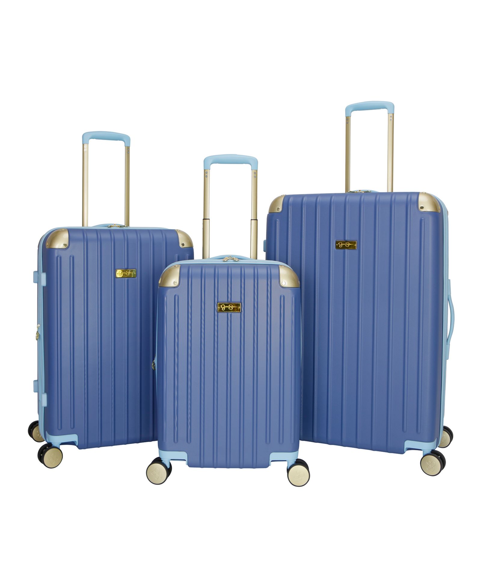 Jessica Simpson Sag Harbor 3 Piece Hardside Spinner Luggage Set